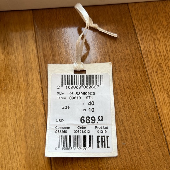 Peserico New with Box women’s loafer grey black size 40 - Picture 9 of 10